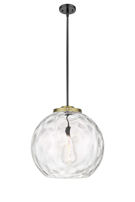 Innovations 221-1S-BAB-G1215-18 One Light Pendant, Black Antique Brass