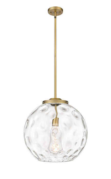 Innovations 221-1S-BB-G1215-16 One Light Pendant, Brushed Brass
