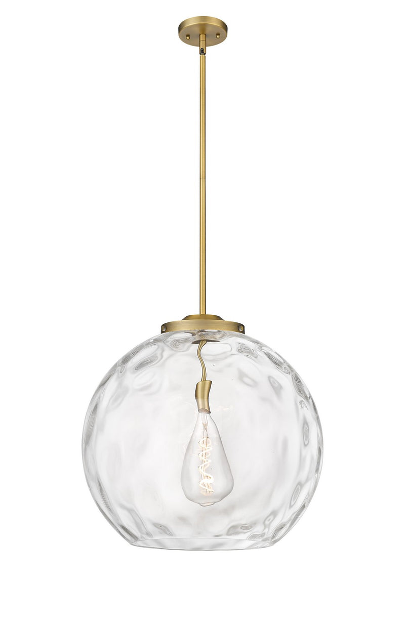 Innovations 221-1S-BB-G1215-18 One Light Pendant, Brushed Brass
