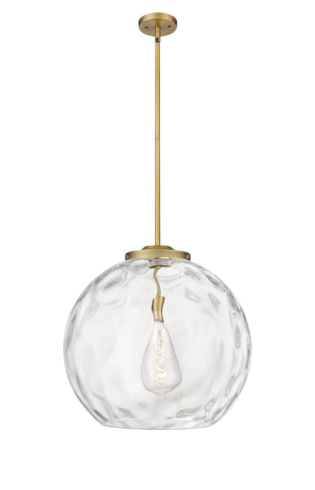 Innovations 221-1S-BB-G1215-18 One Light Pendant, Brushed Brass