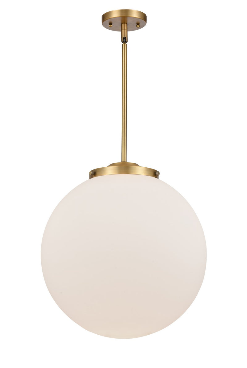 Innovations 221-1S-BB-G201-16-LED LED Pendant, Brushed Brass
