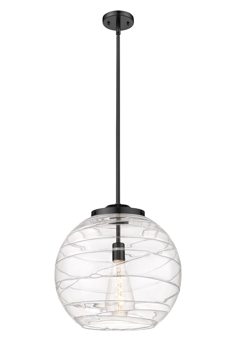 Innovations 221-1S-BK-G1213-16-BB-95-LED LED Pendant, Matte Black