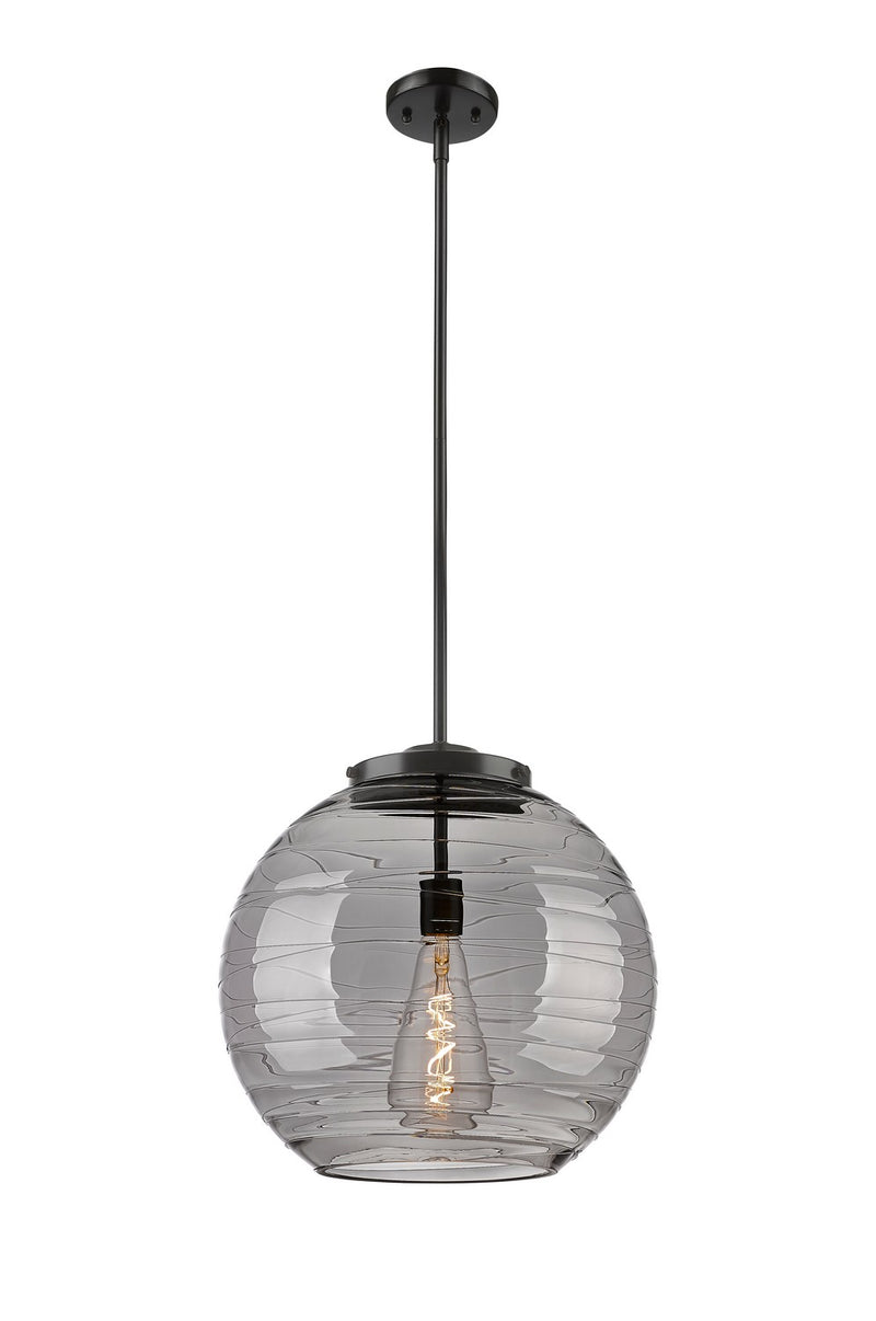 Innovations 221-1S-BK-G1213-16SM One Light Pendant, Matte Black