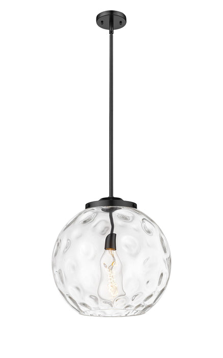 Innovations 221-1S-BK-G1215-16 One Light Pendant, Matte Black