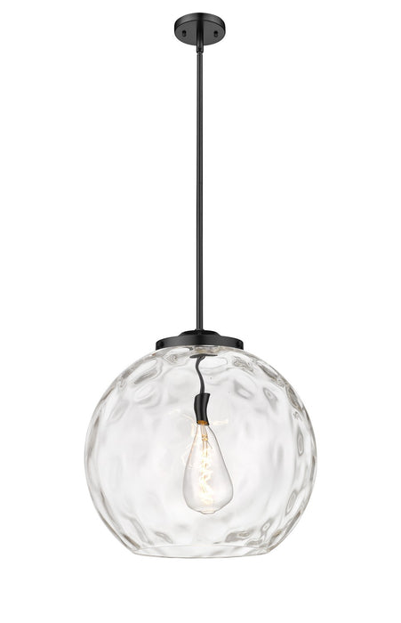 Innovations 221-1S-BK-G1215-18 One Light Pendant, Matte Black