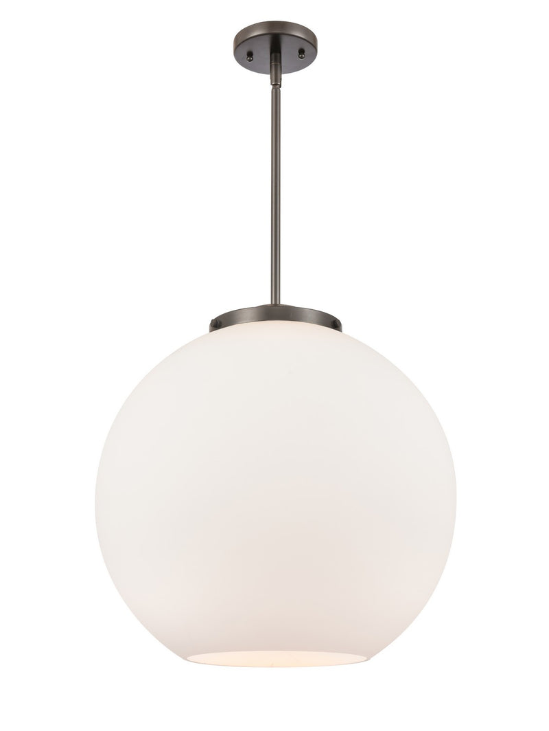 Innovations 221-1S-OB-G121-18 One Light Pendant, Oil Rubbed Bronze