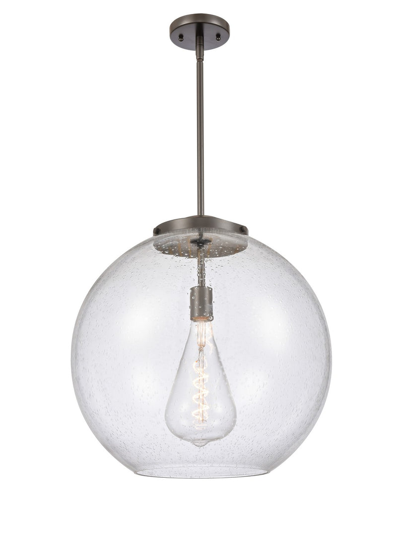 Innovations 221-1S-OB-G124-18-LED LED Pendant, Oil Rubbed Bronze