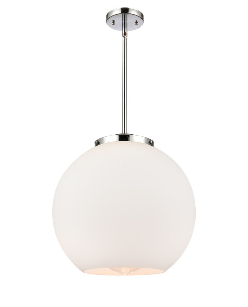 Innovations 221-1S-PC-G121-16 One Light Pendant, Polished Chrome