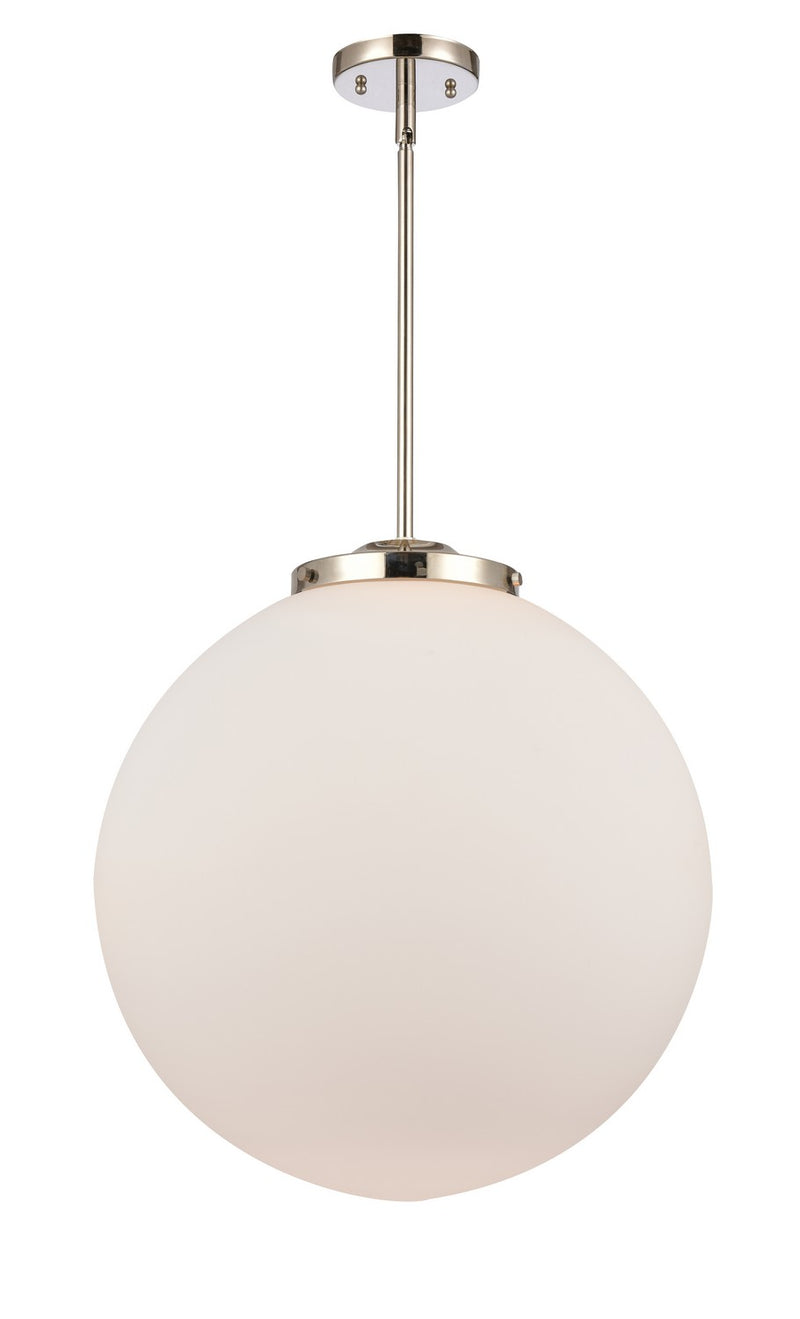 Innovations 221-1S-PN-G201-18 One Light Pendant, Polished Nickel
