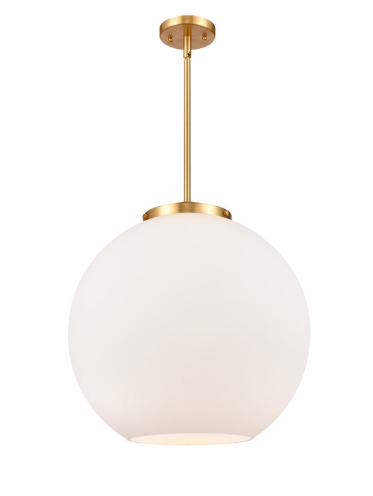 Innovations 221-1S-SG-G121-18 One Light Pendant, Satin Gold