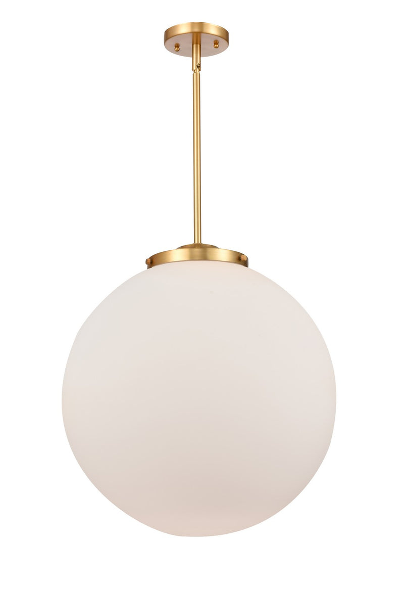 Innovations 221-1S-SG-G201-18 One Light Pendant, Satin Gold