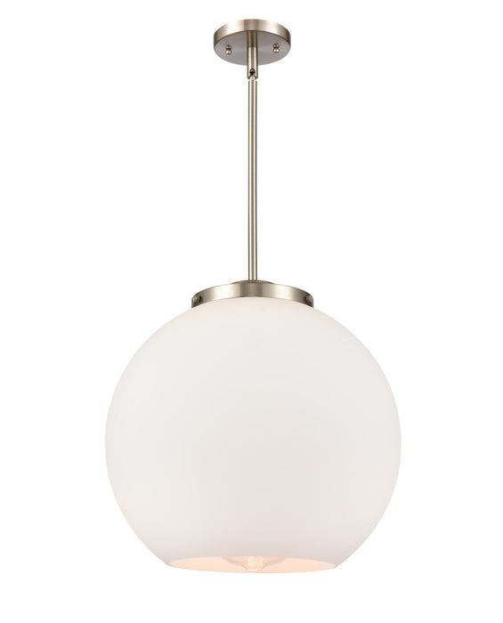 Innovations 221-1S-SN-G121-16-LED LED Pendant, Brushed Satin Nickel
