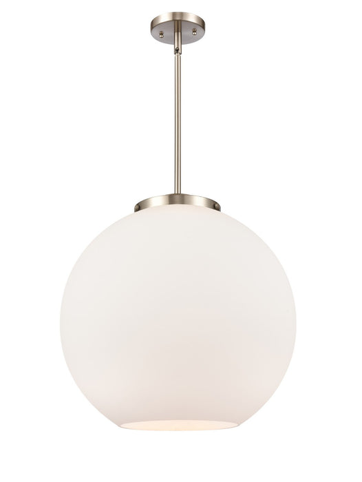 Innovations 221-1S-SN-G121-18 One Light Pendant, Brushed Satin Nickel
