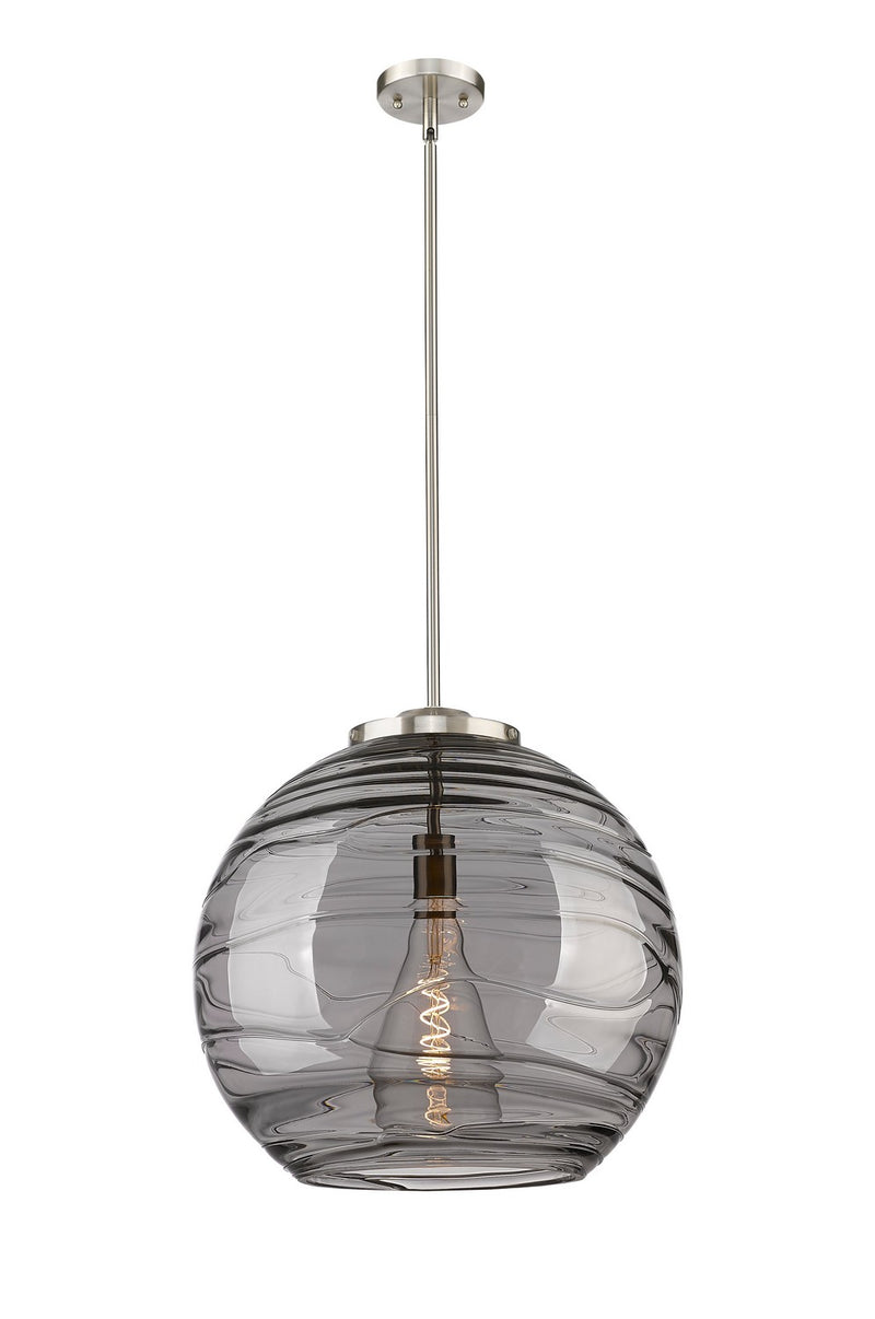 Innovations 221-1S-SN-G1213-18SM One Light Pendant, Brushed Satin Nickel