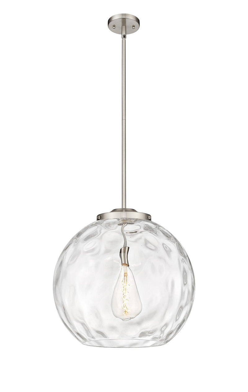 Innovations 221-1S-SN-G1215-18 One Light Pendant, Brushed Satin Nickel