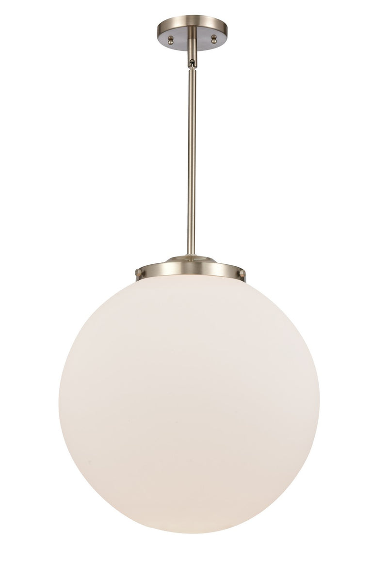 Innovations 221-1S-SN-G201-16 One Light Pendant, Brushed Satin Nickel