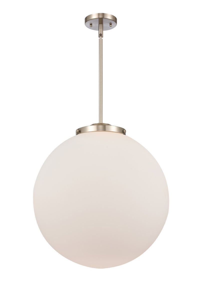 Innovations 221-1S-SN-G201-18 One Light Pendant, Brushed Satin Nickel