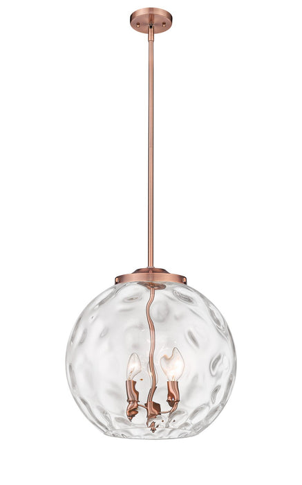 Innovations 221-3S-AC-G1215-16 Three Light Pendant, Antique Copper