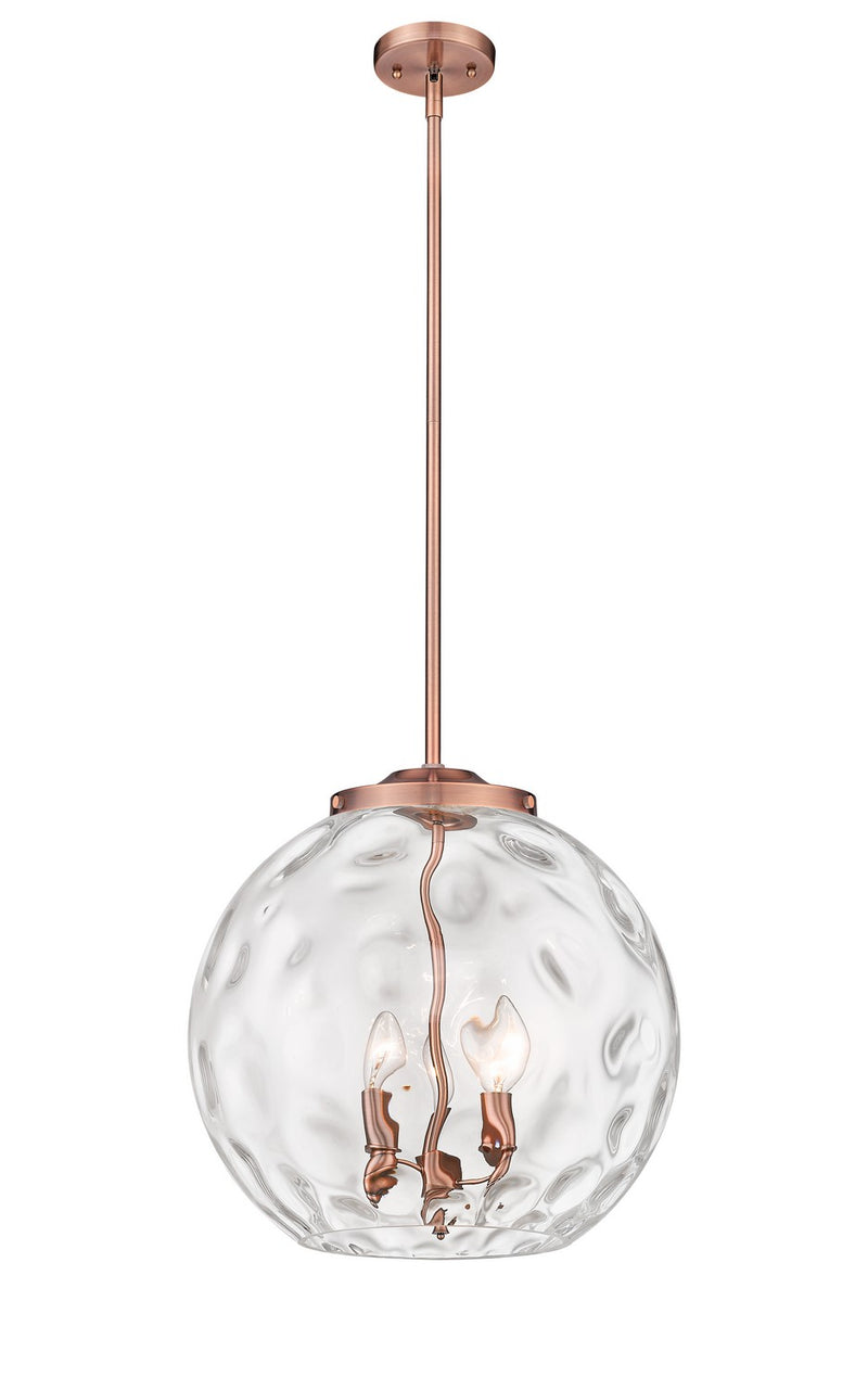 Innovations 221-3S-AC-G1215-16-LED LED Pendant, Antique Copper