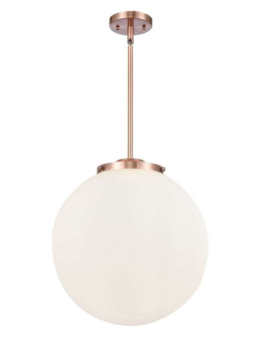 Innovations 221-3S-AC-G201-16-LED LED Pendant, Antique Copper