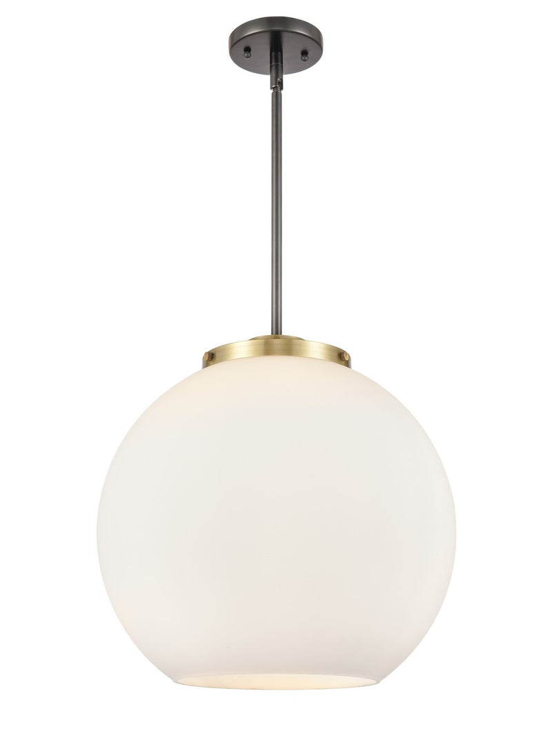 Innovations 221-3S-BAB-G121-16-LED LED Pendant, Black Antique Brass