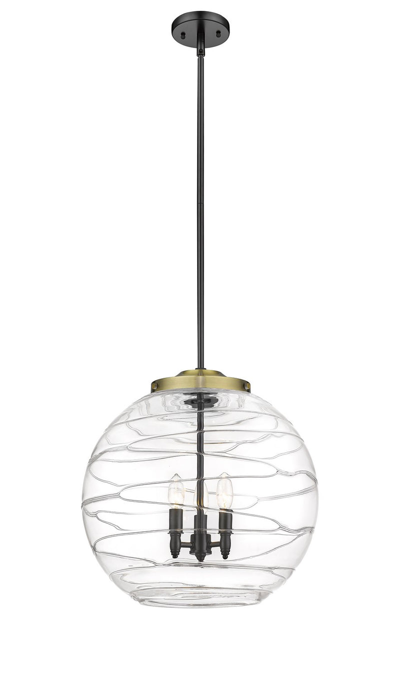 Innovations 221-3S-BAB-G1213-18-LED LED Pendant, Black Antique Brass
