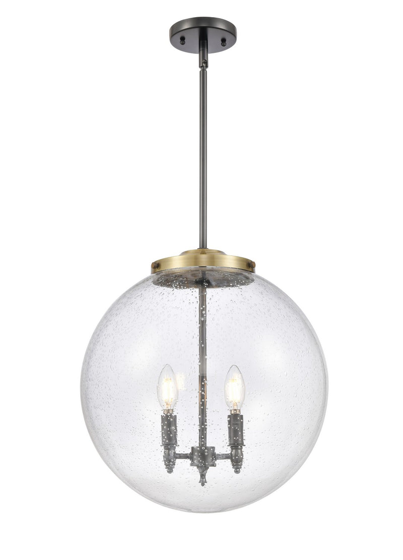 Innovations 221-3S-BAB-G204-16-LED LED Pendant, Black Antique Brass