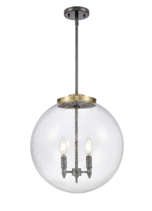 Innovations 221-3S-BAB-G204-16-LED LED Pendant, Black Antique Brass