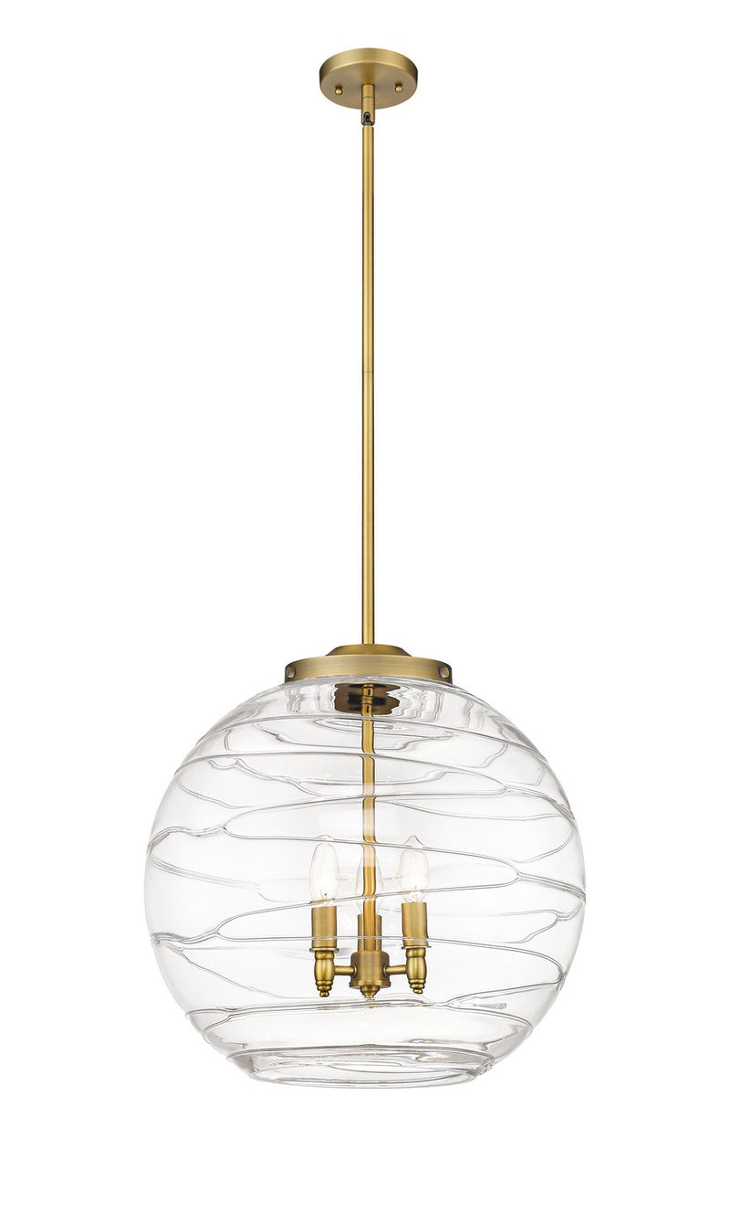 Innovations 221-3S-BB-G1213-18-LED LED Pendant, Brushed Brass