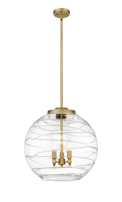 Innovations 221-3S-BB-G1213-18-LED LED Pendant, Brushed Brass