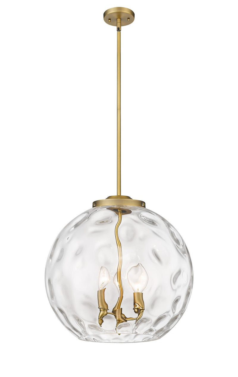 Innovations 221-3S-BB-G1215-16 Three Light Pendant, Brushed Brass