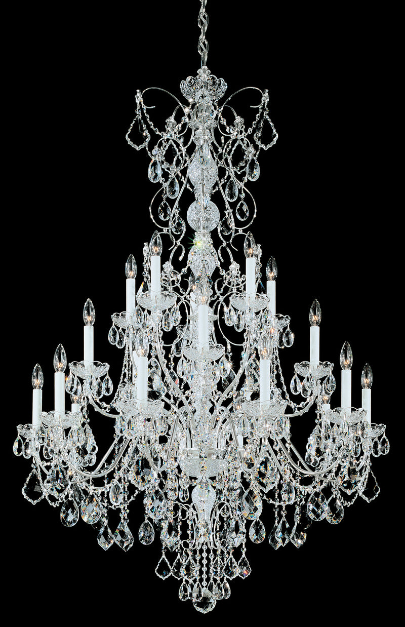 Schonbek 1716-23 20 Light Chandelier, Etruscan Gold