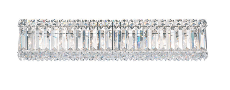 Schonbek 2224O Six Light Bath Vanity, Polished Stainless Steel