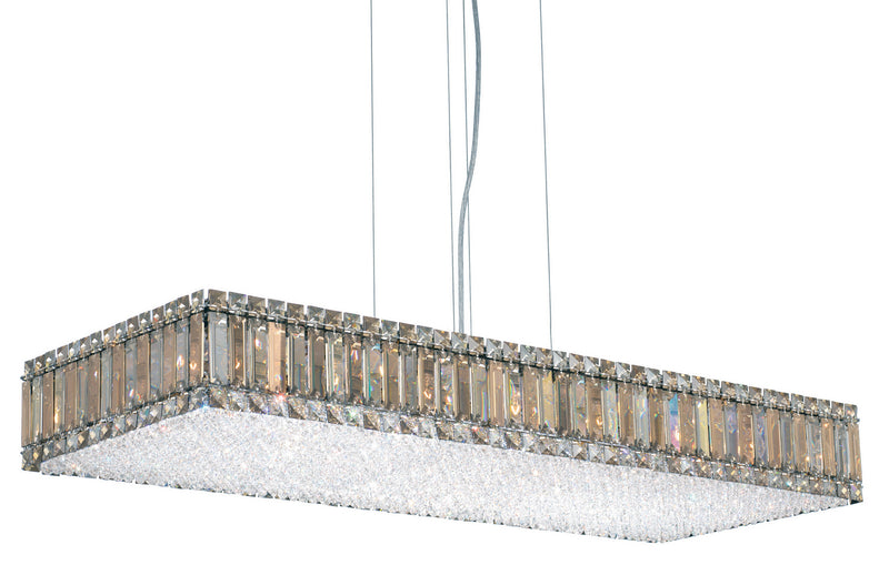Schonbek 2274O 23 Light Pendant, Polished Stainless Steel