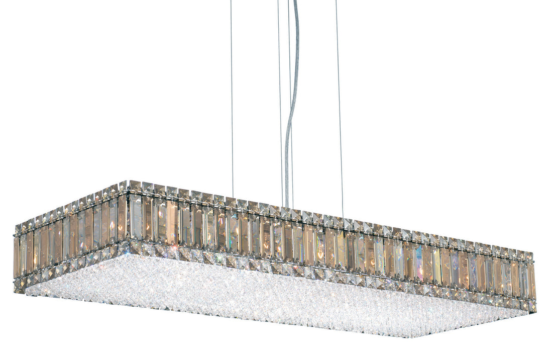 Schonbek 2274S 23 Light Pendant, Stainless Steel