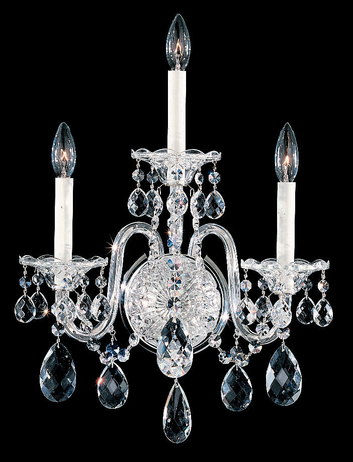 Schonbek 2992-211H Three Light Wall Sconce, Aurelia