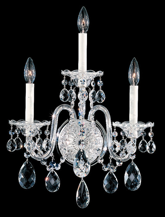 Schonbek 2992-211R Three Light Wall Sconce, Aurelia