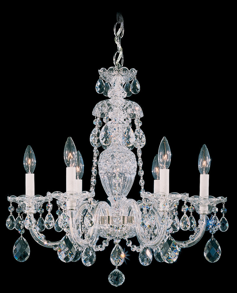 Schonbek 2994-211R Six Light Chandelier, Aurelia