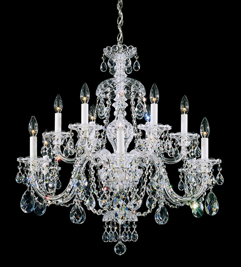 Schonbek 3601-211R 12 Light Chandelier, Aurelia