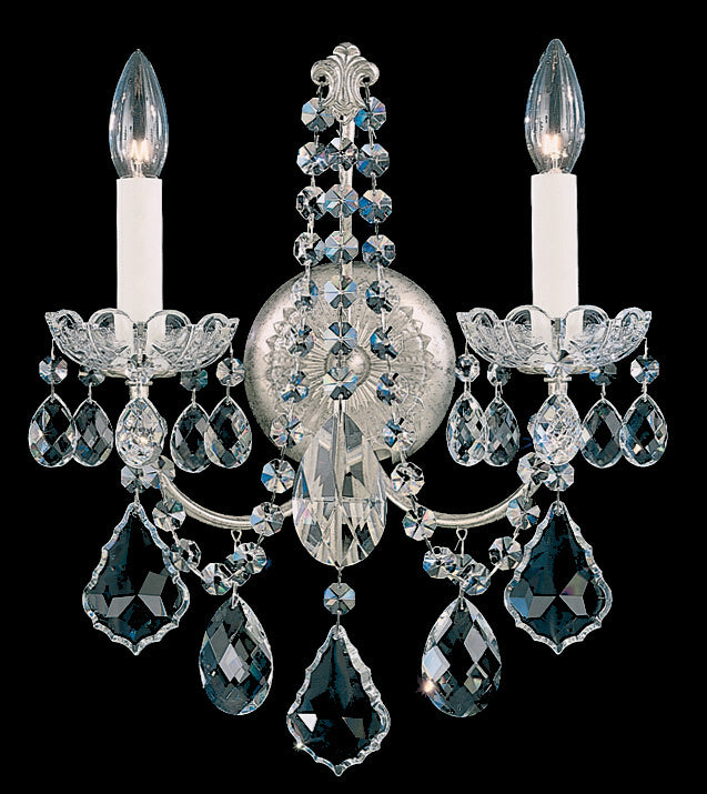 Schonbek 3651-211H Two Light Wall Sconce, Aurelia