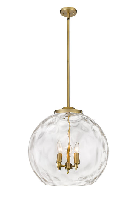 Innovations 221-3S-BB-G1215-18-LED LED Pendant, Brushed Brass