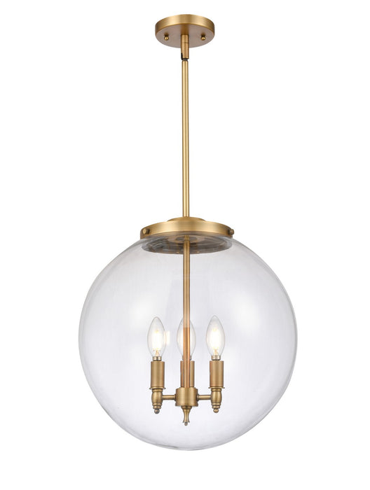 Innovations 221-3S-BB-G202-16-LED LED Pendant, Brushed Brass