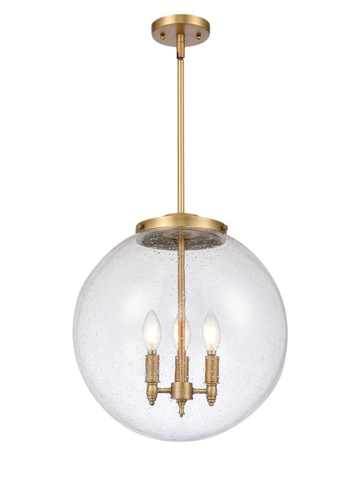 Innovations 221-3S-BB-G204-16 Three Light Pendant, Brushed Brass