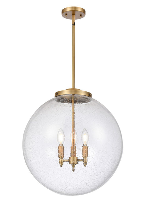 Innovations 221-3S-BB-G204-18-LED LED Pendant, Brushed Brass