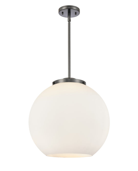 Innovations 221-3S-BK-G121-16 Three Light Pendant, Matte Black