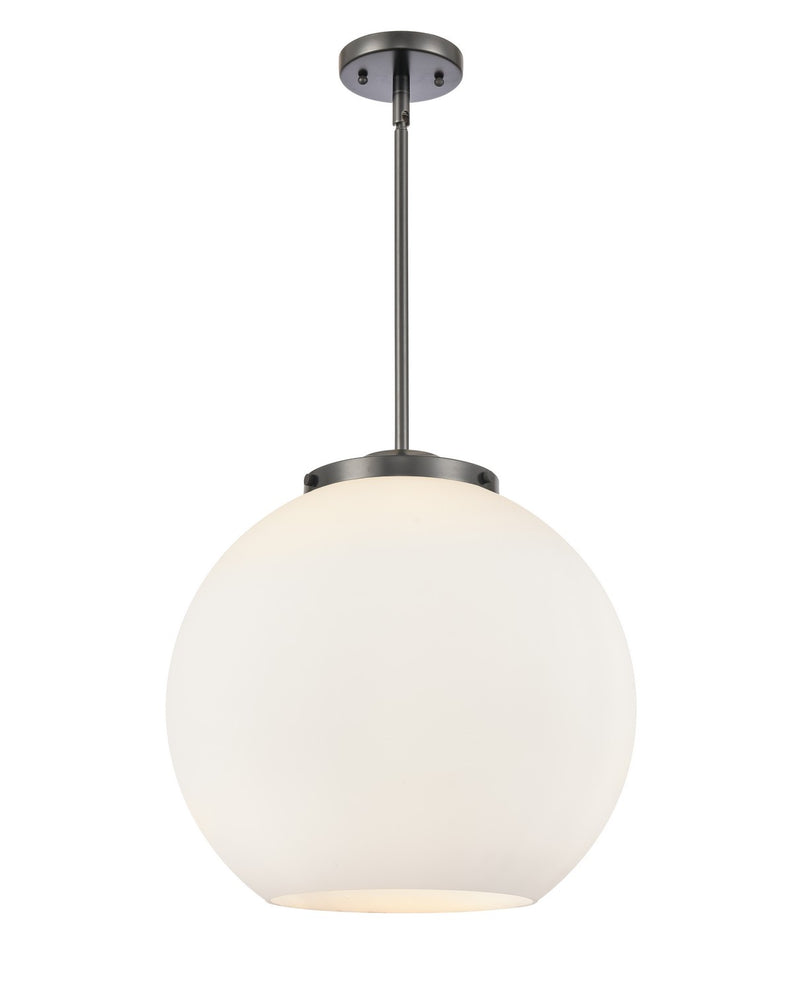 Innovations 221-3S-BK-G121-16-LED LED Pendant, Matte Black