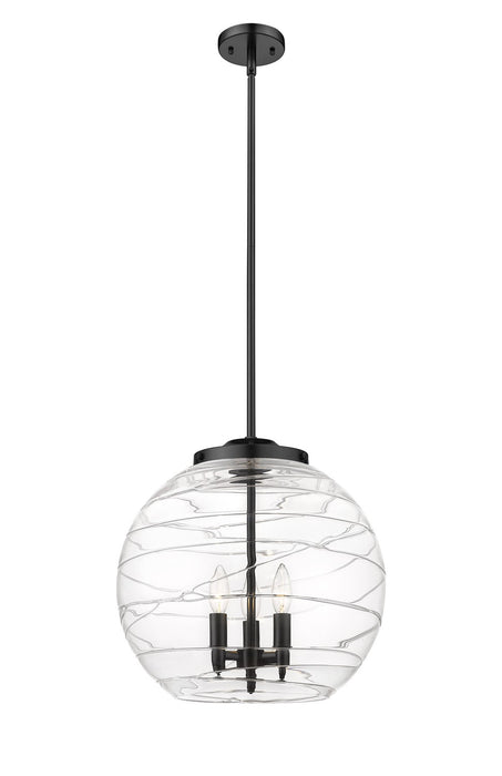 Innovations 221-3S-BK-G1213-16-LED LED Pendant, Matte Black