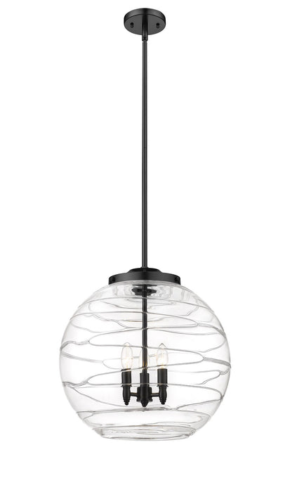 Innovations 221-3S-BK-G1213-18-LED LED Pendant, Matte Black