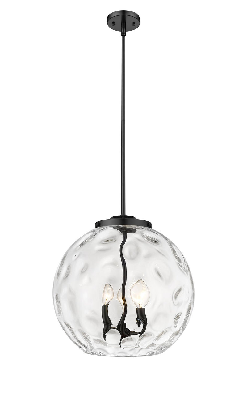 Innovations 221-3S-BK-G1215-16 Three Light Pendant, Matte Black
