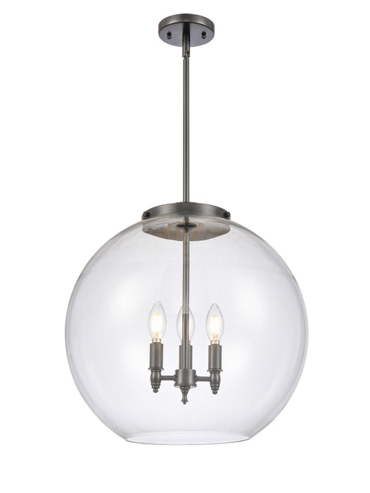 Innovations 221-3S-BK-G122-18-LED LED Pendant, Matte Black